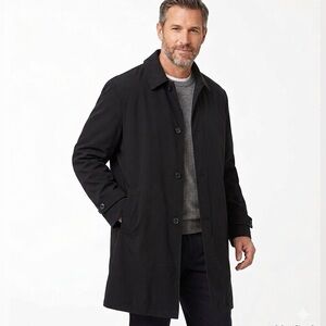 JOSEPH ABBOUD | Climadapt All-Weather Men’s Trench Coat Removable Wool Liner XXL